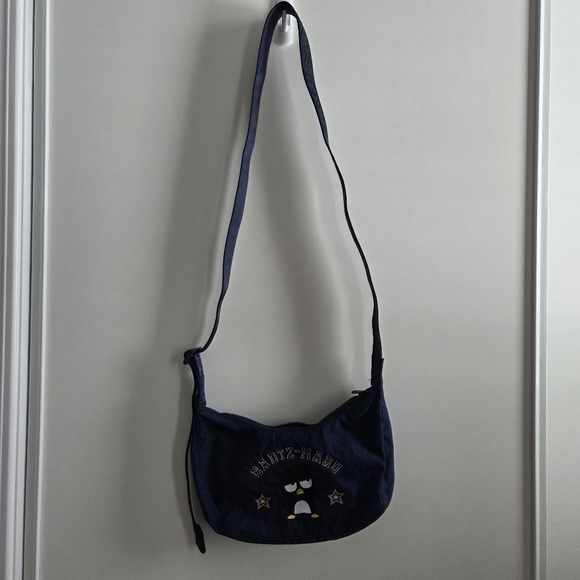 BAGGU x Hello Kitty And Friends Badtz Maru Small Crescent Crossbody Bag - Picture 2 of 4